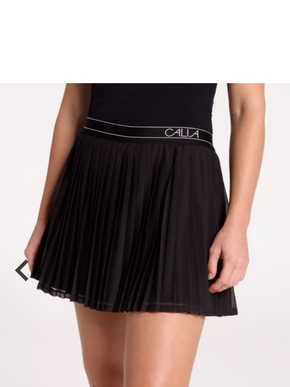 NWT!! CALIA Pleated Mesh Skort